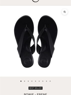 Solei Sea Bowie Ebene Sandals - Black